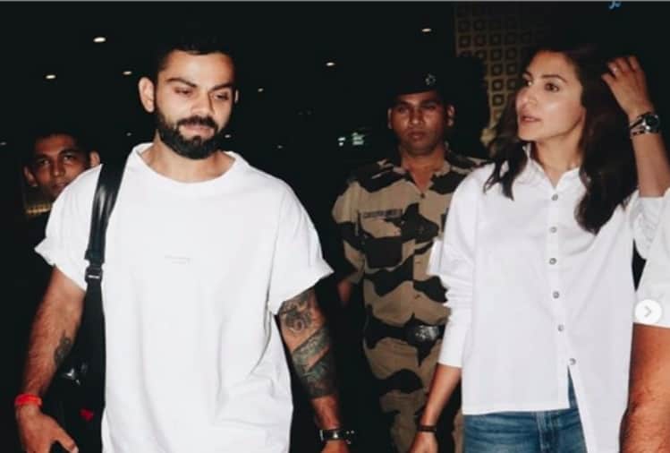 virat kohli and anushka sharma returning back from goa