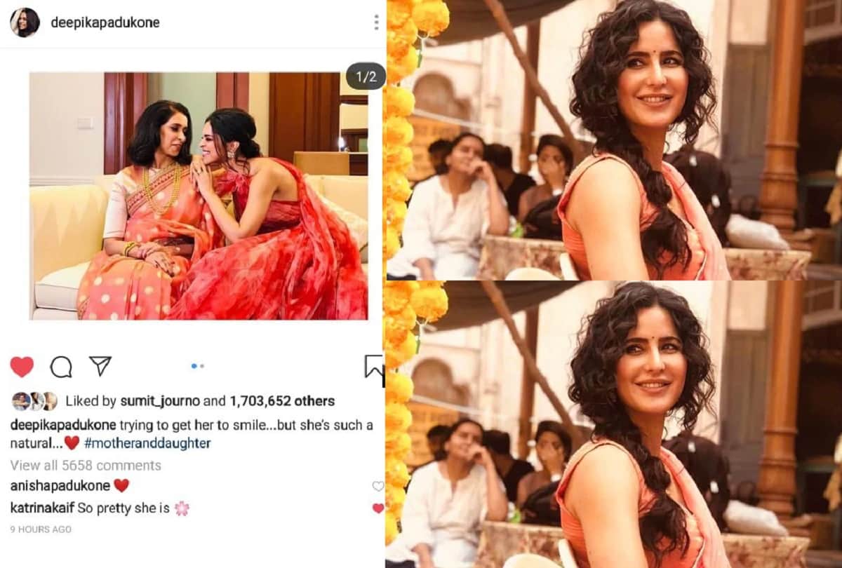 katrina kaif comments on deepika instagram photo with mother