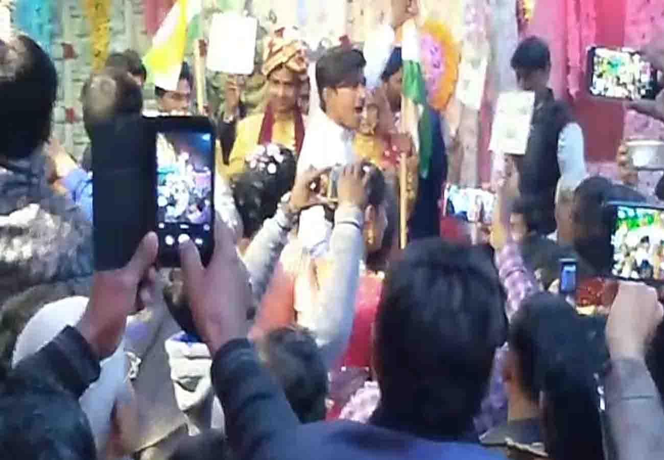 Unique wedding in Farrukhabad, tribute to martyrs in Pulwama