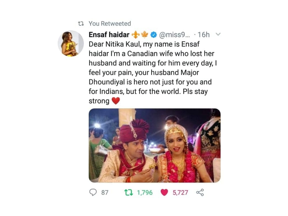 Pulwama Encounter world become emotional from dehradun martyr vibhuti and nikita love story
