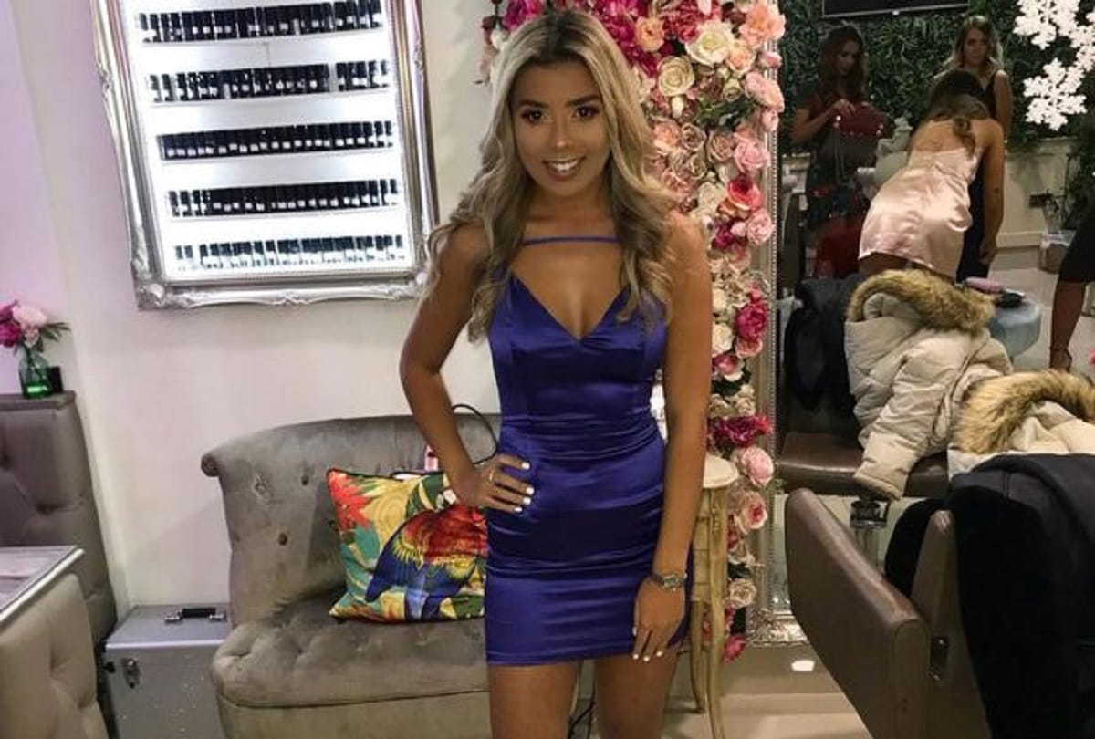 student leonie pattinson opens package to finds used condom wrapper stuck to her new skirt