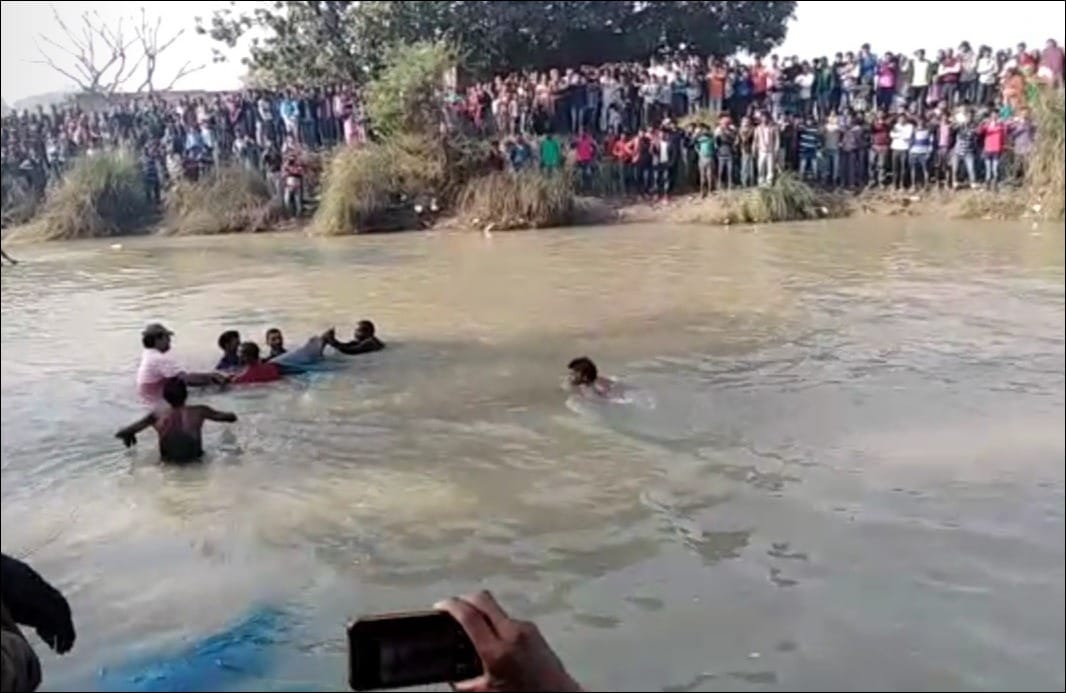 Dolphin come in minor in jaunpur