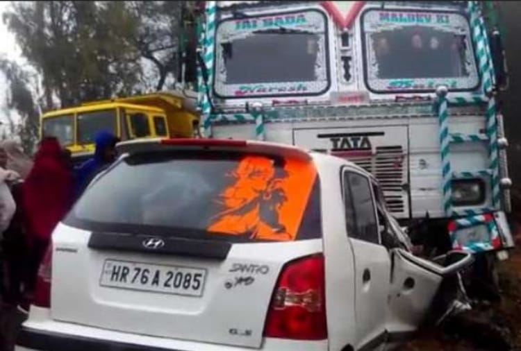 Family Finished in Road Accident in Jhajjar, Five People Killed