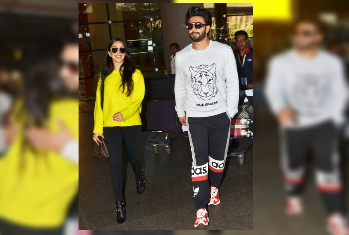 Kiara Advani and Ranveer Singh Airport pics viral her bag price will give you shock