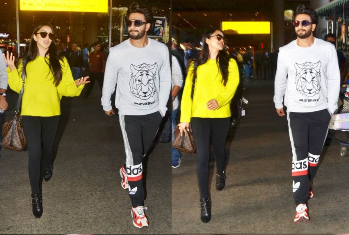 Kiara Advani and Ranveer Singh Airport pics viral her bag price will give you shock