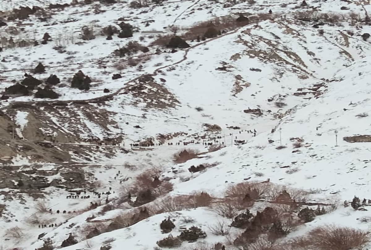 search operation going in kinnaur himachal to find Five missing jawan by 150 ITBP and army