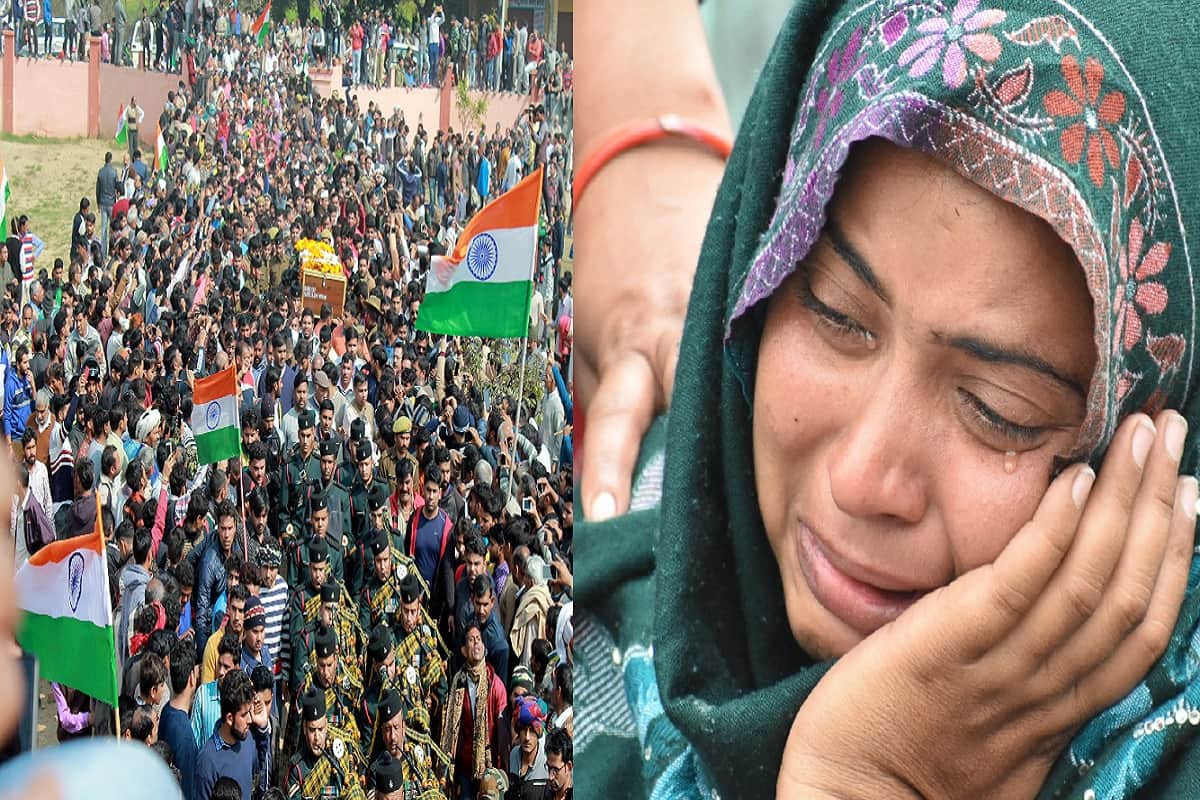 Pulwama encounter, Ajay's funeral in an impassable atmosphere and mother says show my son's face