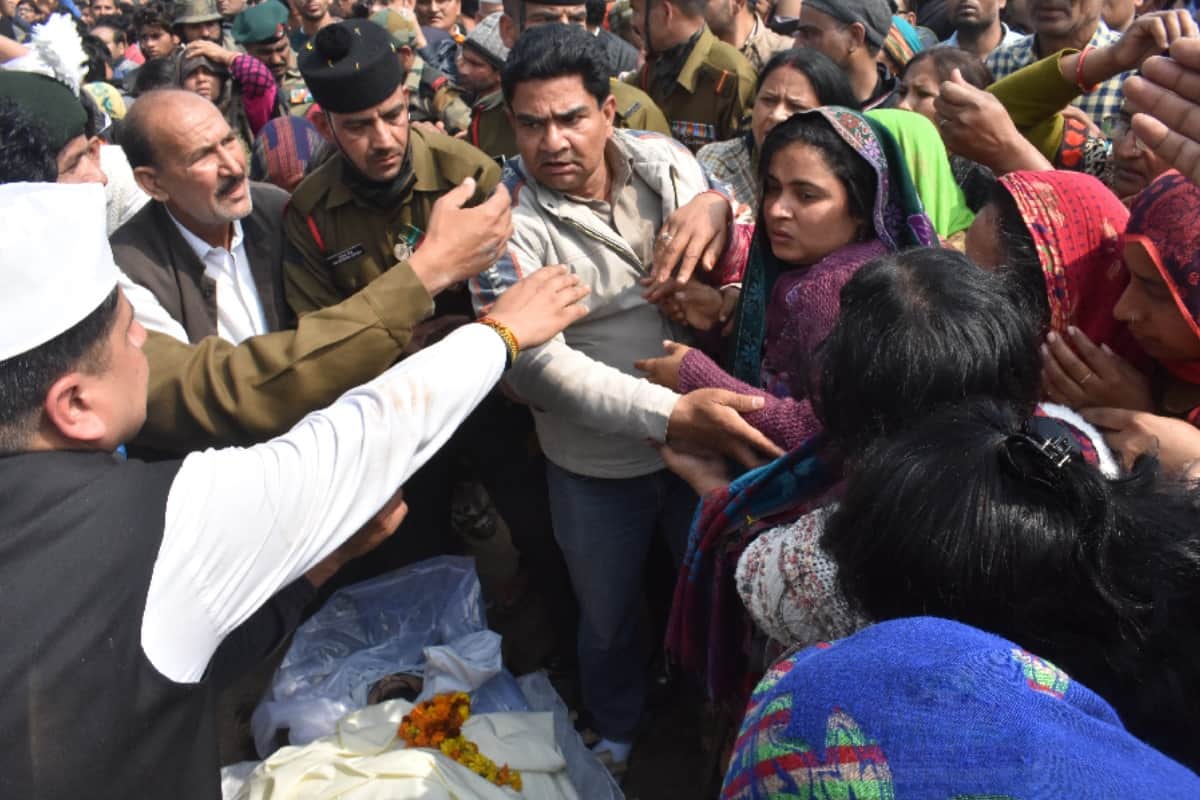 Meerut Martyr ajay wife brother is in indian army, has been sacrificed her husband for the country