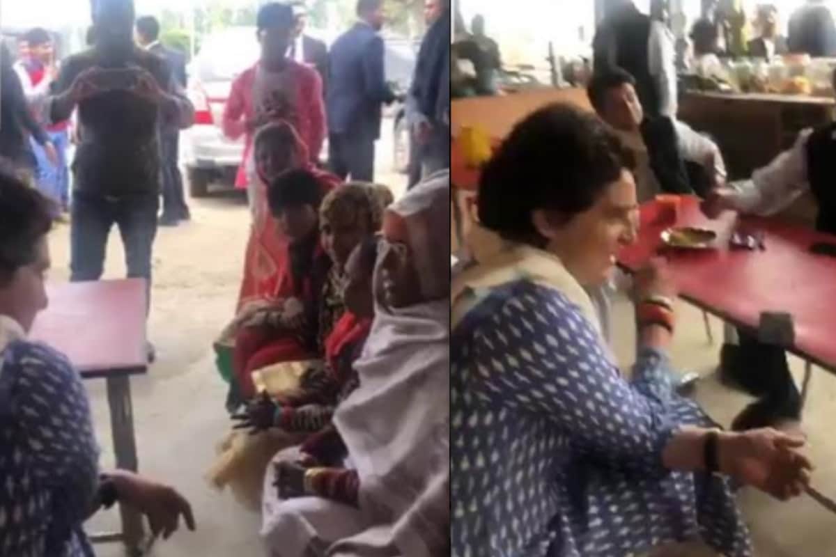 Rahul-Priyanka gandhi had a Tea on the dhaba in shamli UP Tribute to the martyrs of Pulwama