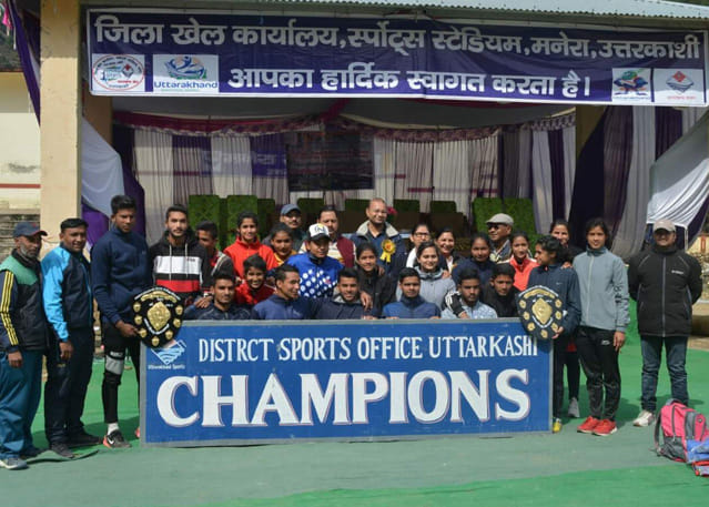 चमोली बना राज्य स्तरीय वालीबॉल प्रतियोगिता का ओवरऑल चैंपियन