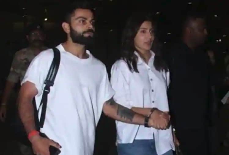 virat kohli and anushka sharma returning back from goa