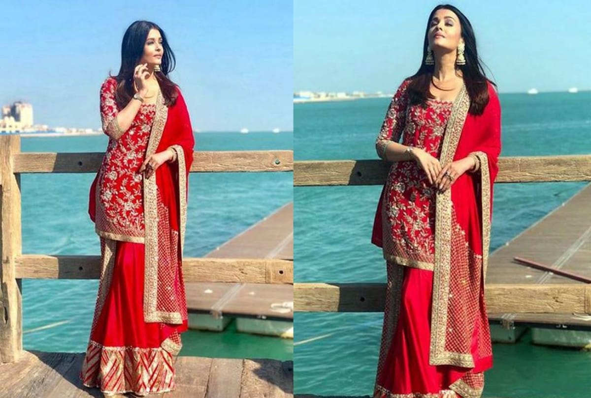 Aishwarya Rai looks pregnant spotting in Goa with Abhishek Bachchan