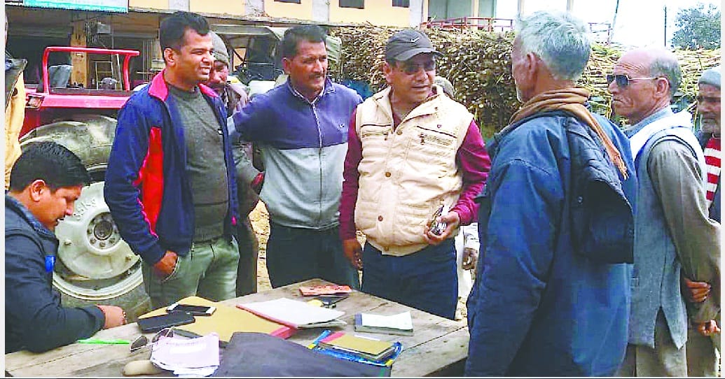 Farmers complaint to SDM