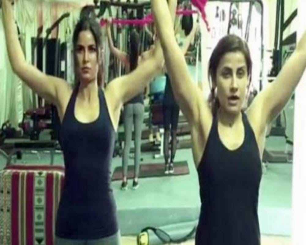 Katrina Kaif did not miss her Pilates session despite her leg injury