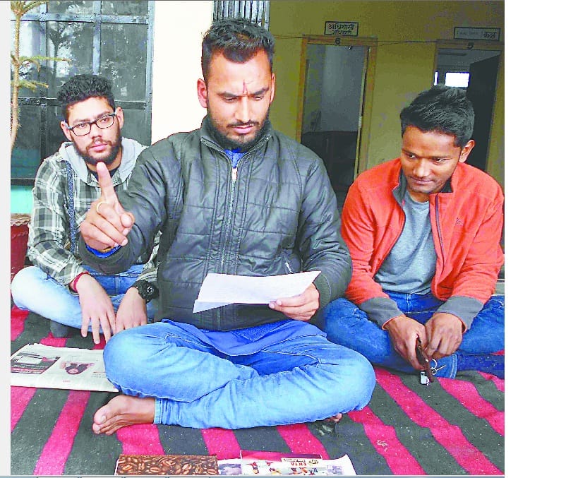 Belwal sit on hunger strike