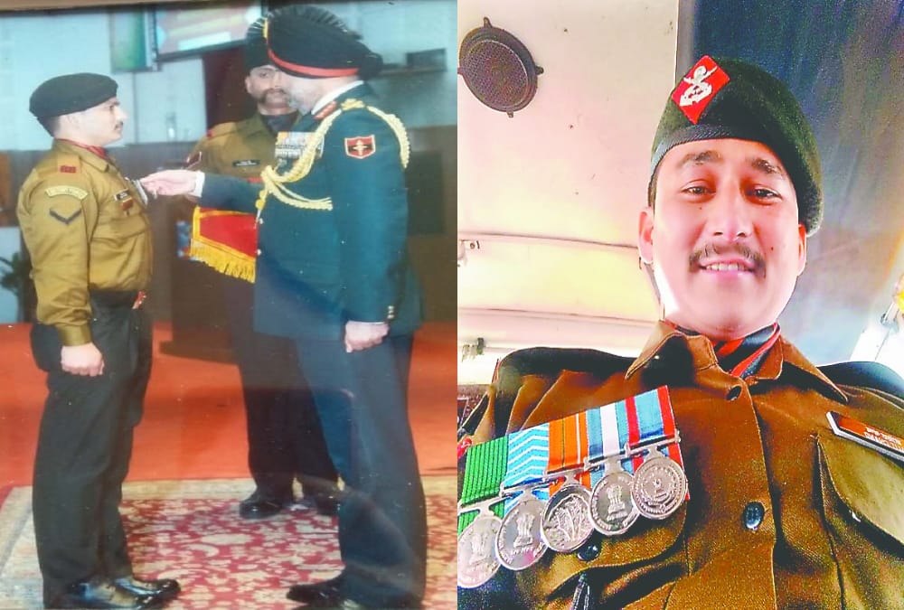 Lance Naik Lalit Chand got sena medal for killed terrorst in pulwama
