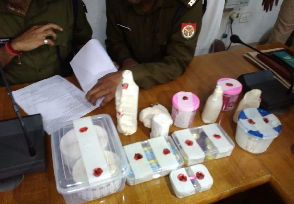 Illegal liquor factory caught in varanasi