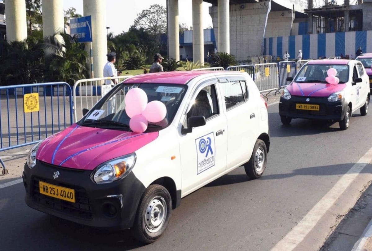mamta banerjee launch pink cab service for women in west bengal