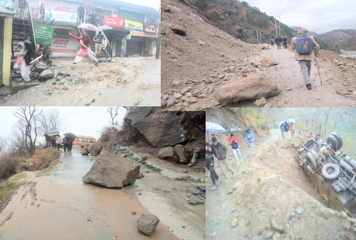 heavy rainfall recorded in himachal and flood kullu
