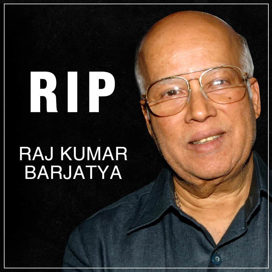 bollywood celebs Salman khan Soni Razdan Bhagyashree attend the funeral of Raj Kumar Barjatya