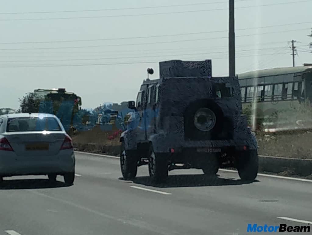 Indian army Hummer Tata merlin LSV defence vehicle spotted on Indian Roads