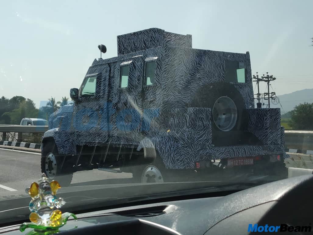 Indian army Hummer Tata merlin LSV defence vehicle spotted on Indian Roads