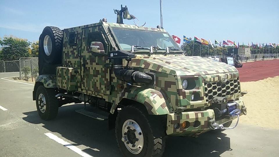 Indian army Hummer Tata merlin LSV defence vehicle spotted on Indian Roads