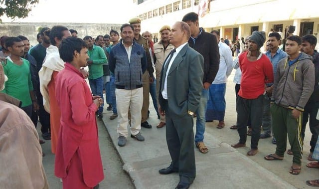 The Secretary of the authority did the inspection of the district jail