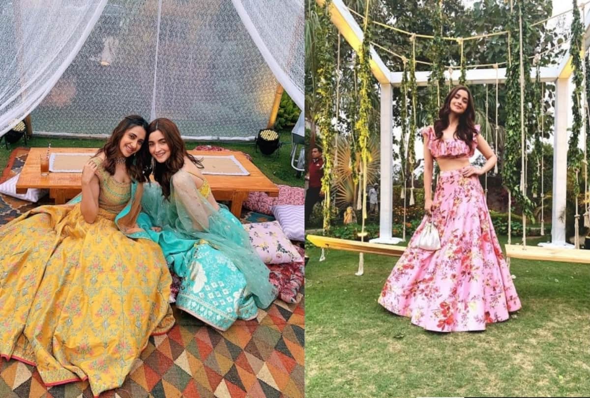 Alia Bhatt stunning outfits at friends wedding