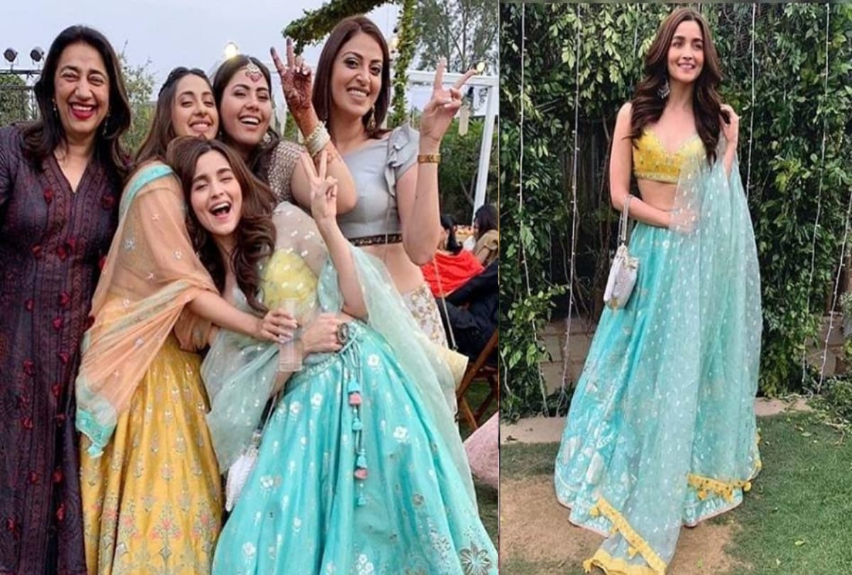 After Gully Boy good response on box office Alia Bhatt attend best friend wedding in Delhi