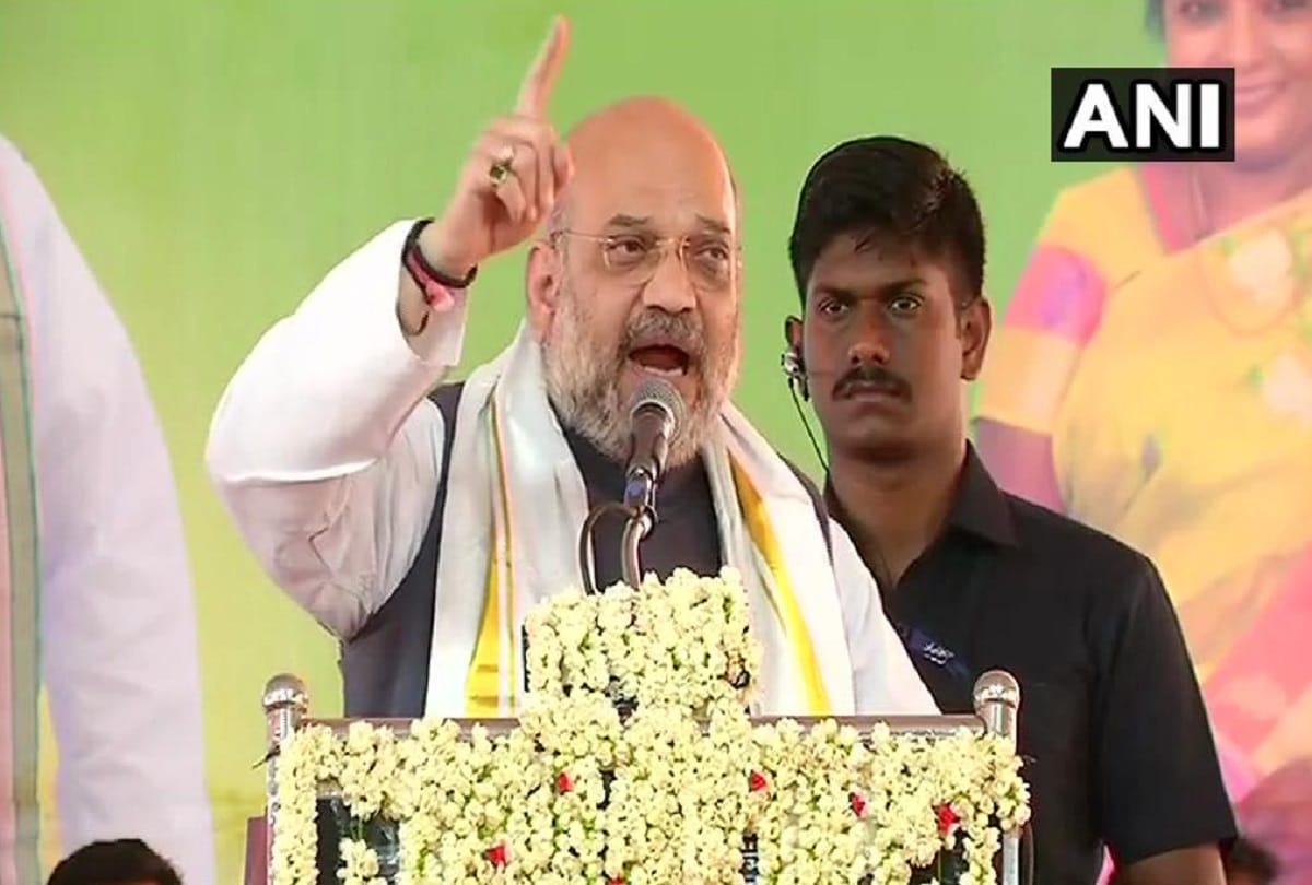 lok sabha election 2019: amit shah targets congress, pdp and national conference in udhampur rally
