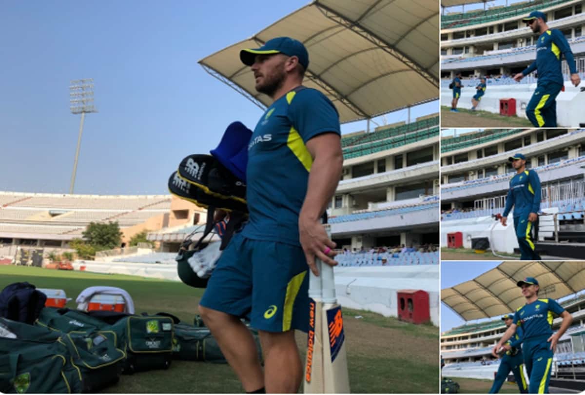 INDvAUS: Australian cricket team is sweating out in Hyderabad for 1st T20