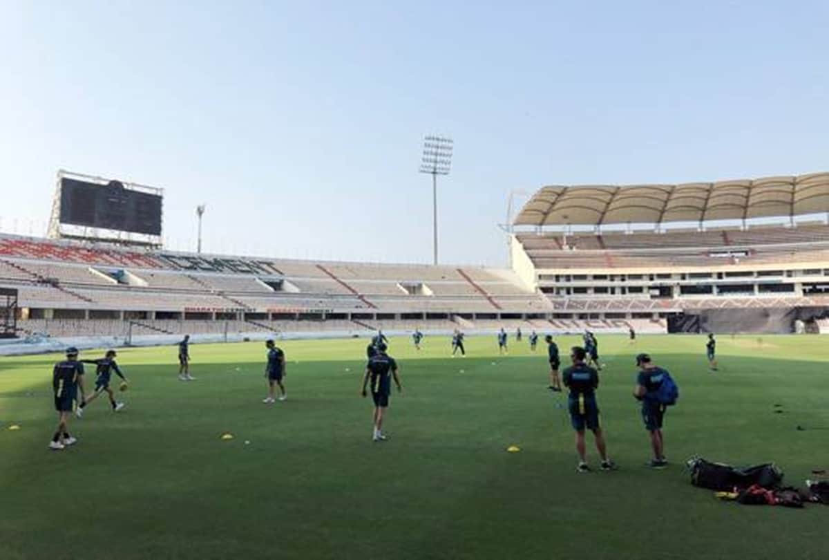 INDvAUS: Australian cricket team is sweating out in Hyderabad for 1st T20
