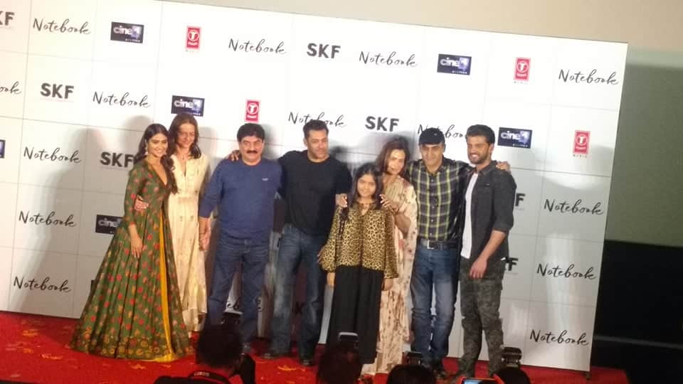 salman khan launched two newcomers from moive notebook