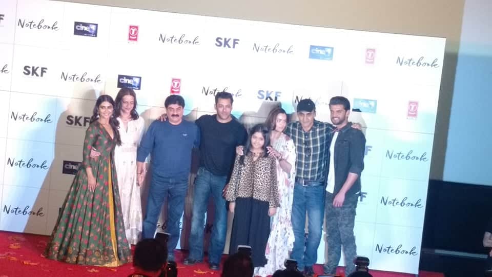 salman khan launched two newcomers from moive notebook