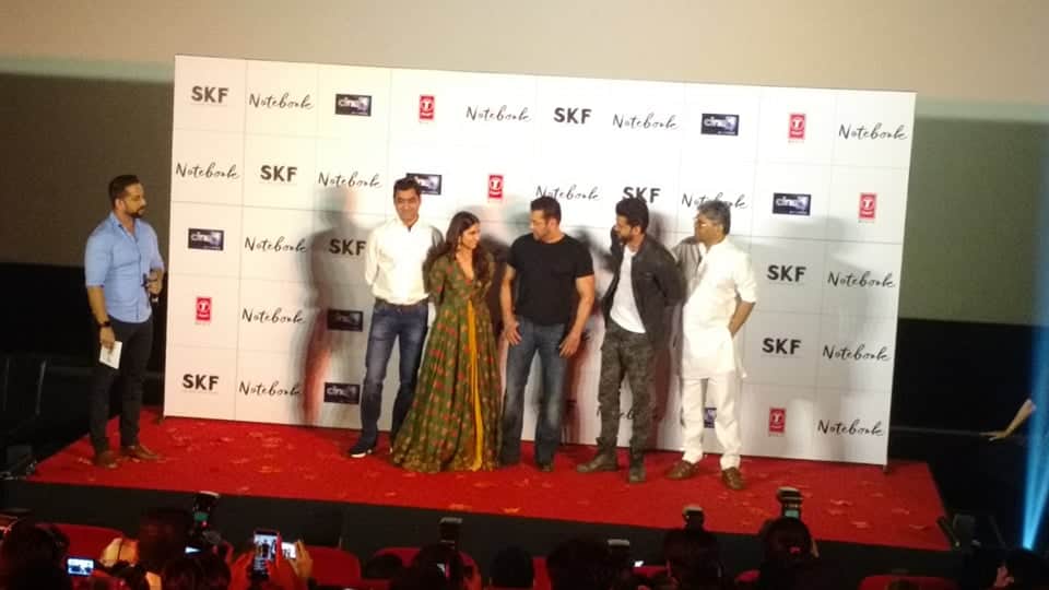salman khan launched two newcomers from moive notebook