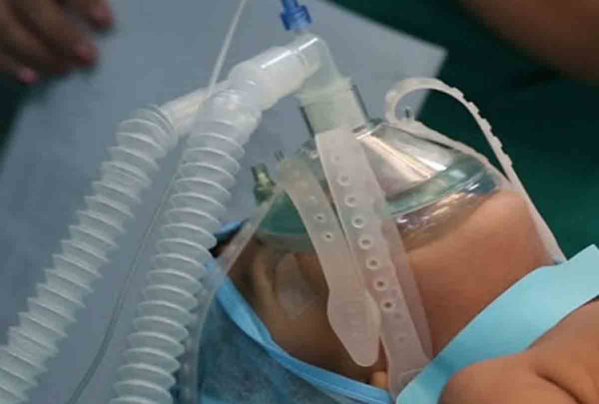 oxygen finish in hallet hospital kanpur