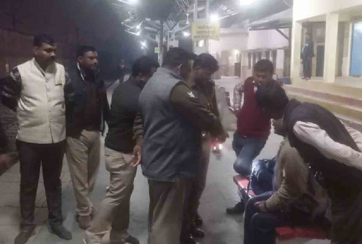 after blast in kalindi express railway police on high alert