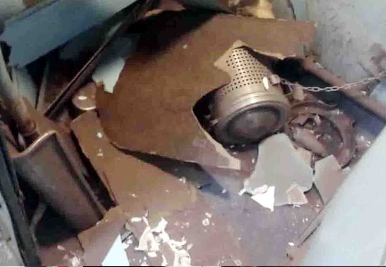 blast in kalindi express at shivrajpur railway station kanpur update
