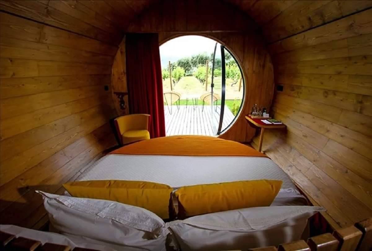 small hotels in wines barrel for wine lovers in portugal