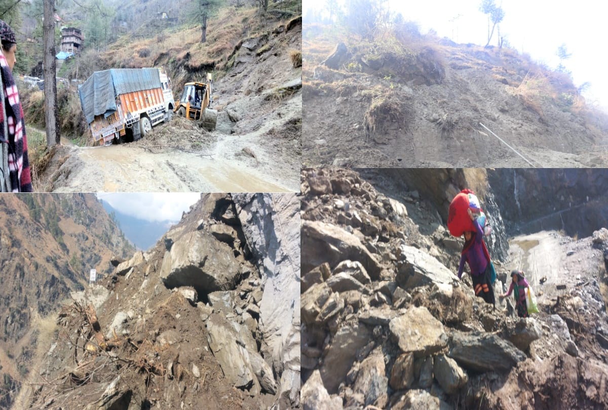 landslide and avalanche occurred in himachal after heavy rainfall
