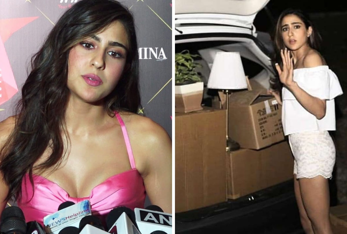 sara ali khan answered the rumours of moving house and live in with Kartik Aaryan