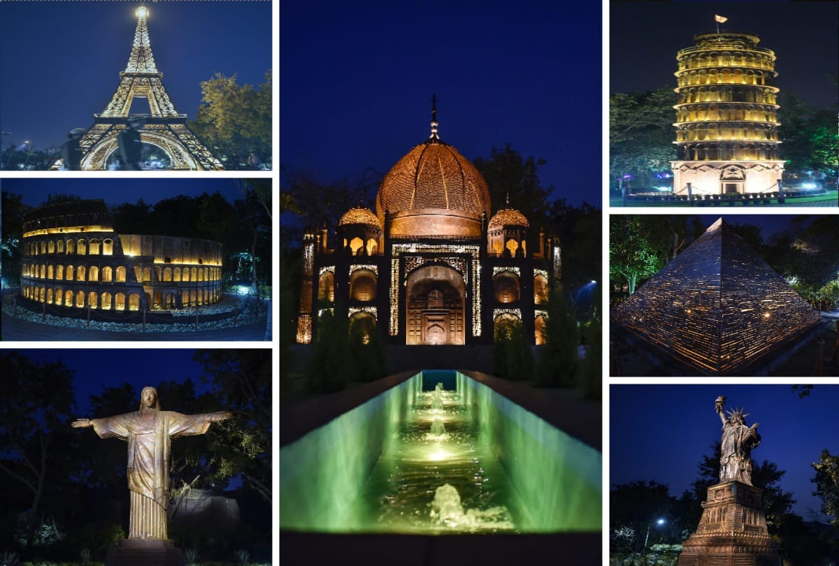 waste to wonder park in delhi seven wonders in one park know all details route to ticket