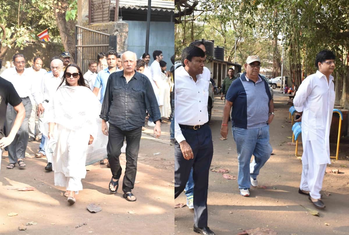 Soni Razdan to Satish Kaushik these bollywood celebrities reached Rajkumar Barjatya funeral