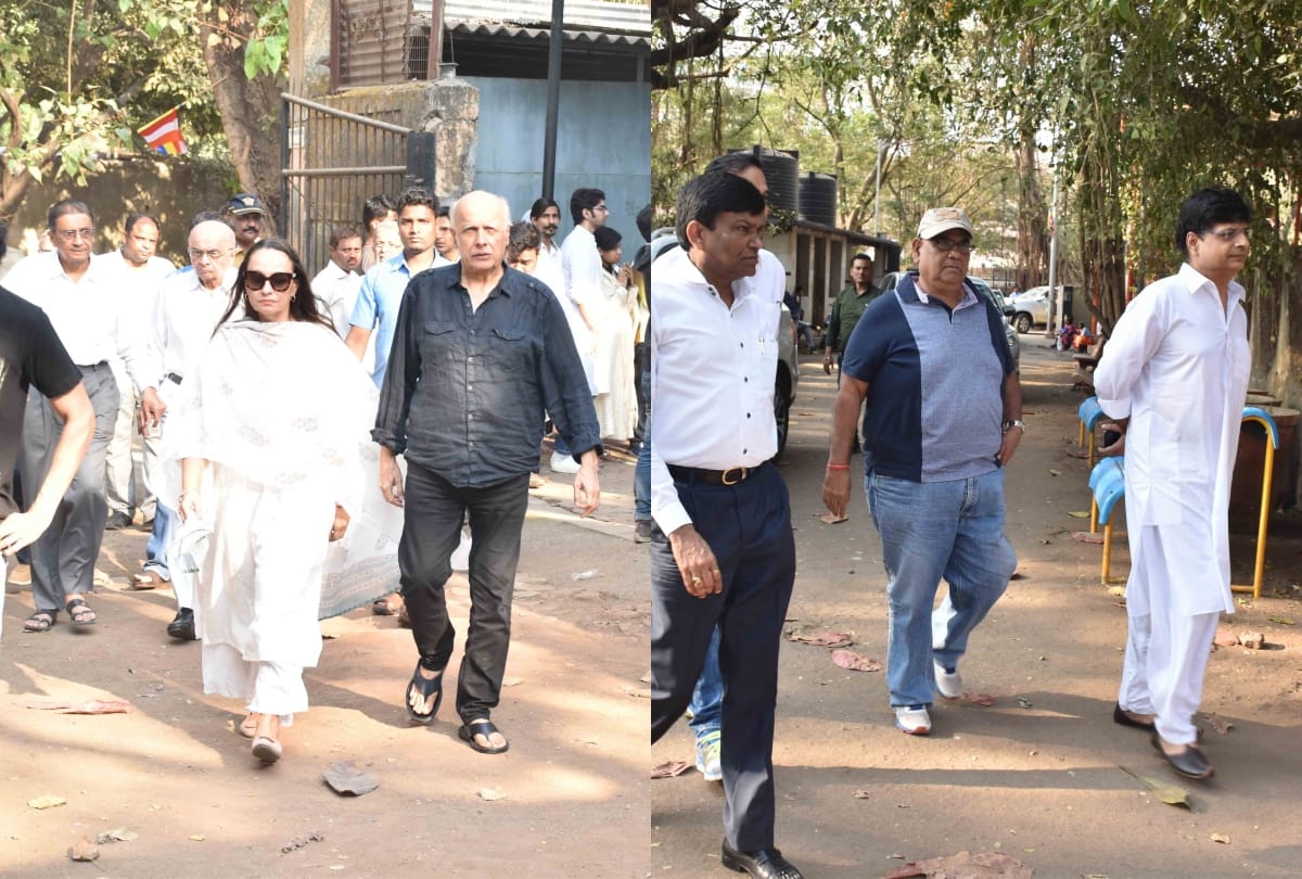Soni Razdan to Satish Kaushik these bollywood celebrities reached Rajkumar Barjatya funeral