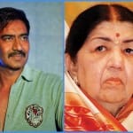 ajay devgn, lata mangeshkar