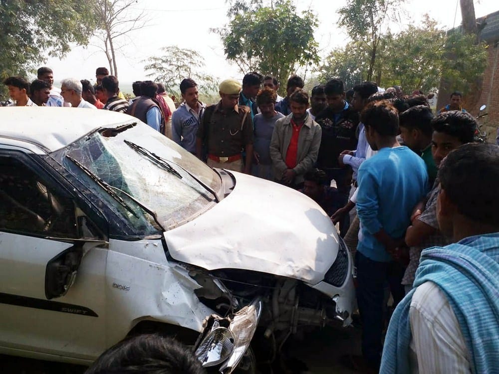 in accident a girl student died