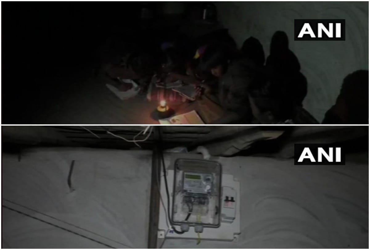 No light in village but metres are  still runing