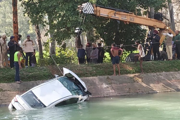 Car Fell into Bhakhra Canal in Rajpura, Driver Died