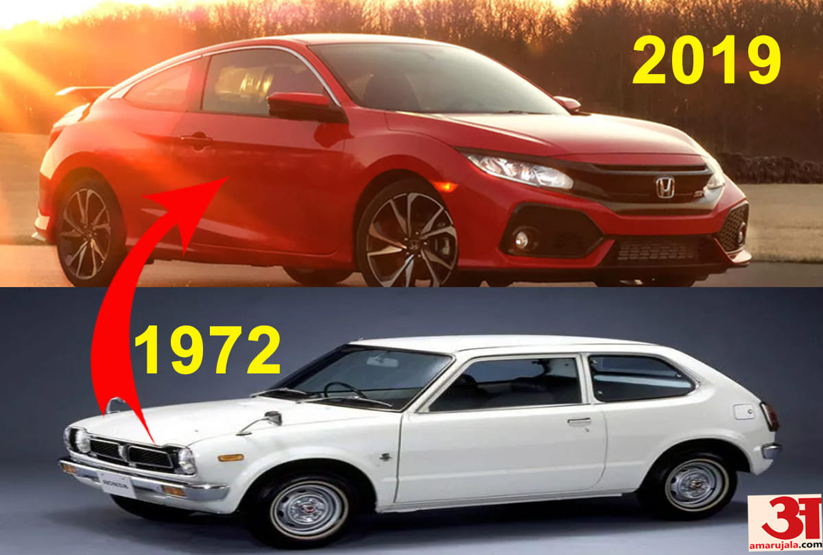 Here is the history and changes of honda civic in 47 years